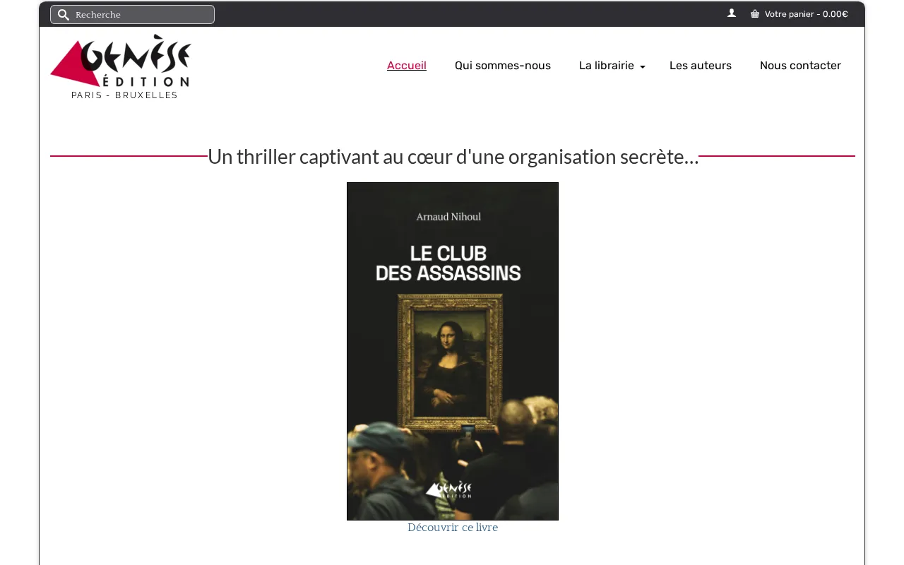 Aperçu de Genèse Édition
