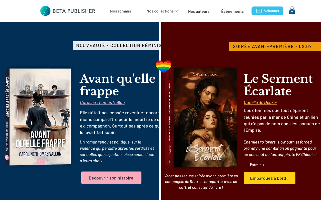 Aperçu de Beta publisher